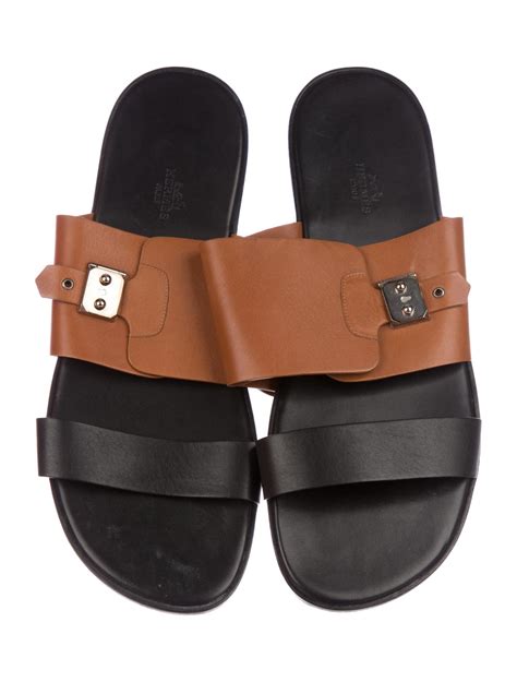 hermes leather slides|hermes official website.